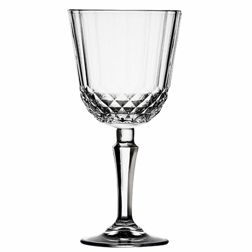 dieses Diony Weinglas mit einem Fassungsvermögen von 23 cl kann sowohl bedruckt als auch graviert werden